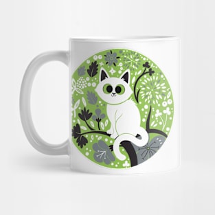 Agender Pride Cat Mug